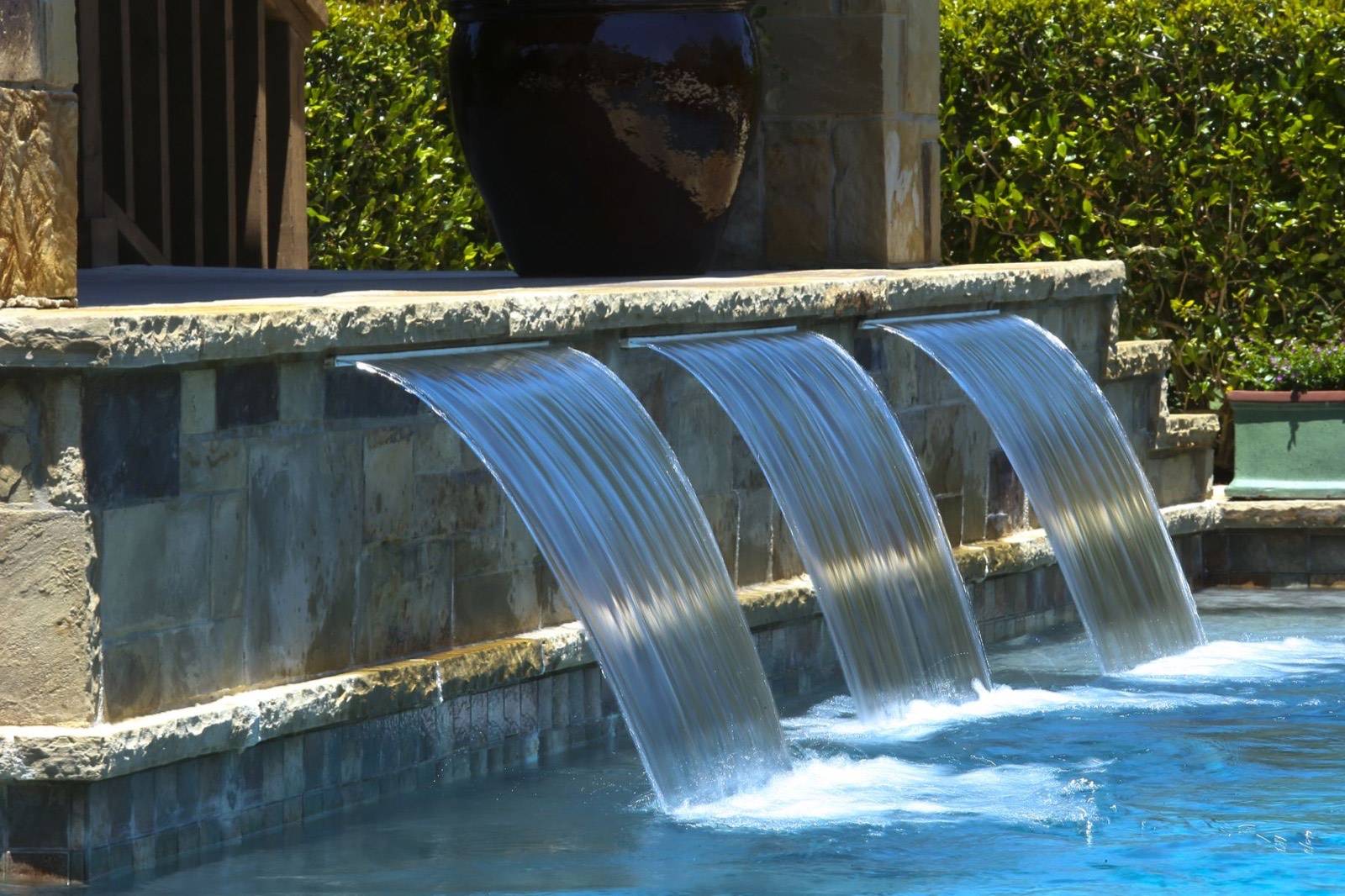 Pool water features running strong after equipment service